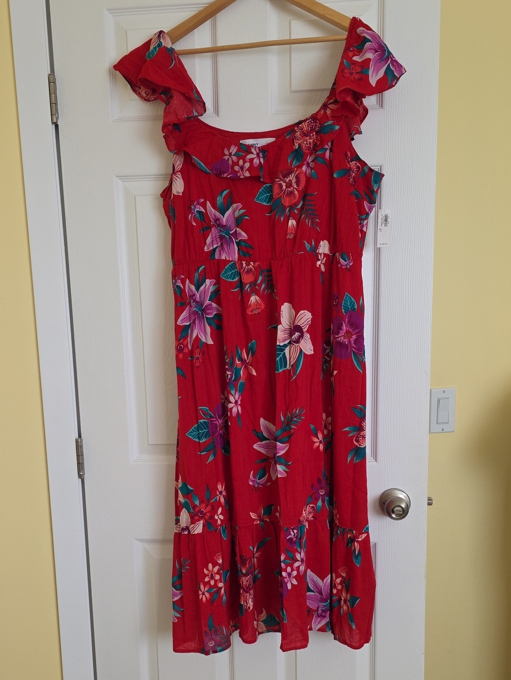 Womens' Red Floral Sundress